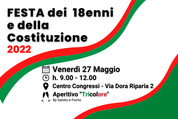 Festa dei 18enni e della Costituzione 2022 (Archivio) Festa dei 18enni e della Costituzione 2022 (Archivio)